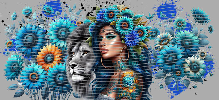 16oz Sunflower Girl-SU-554